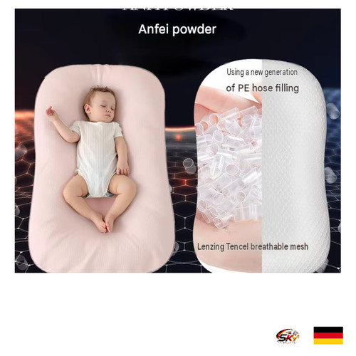 Babynest mit atmungsaktiver - babynest,