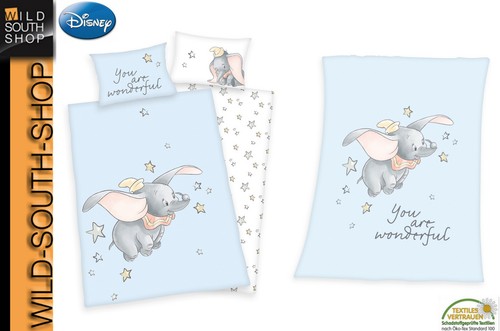 Disney dumbo baby bettwäsche - dumbo,