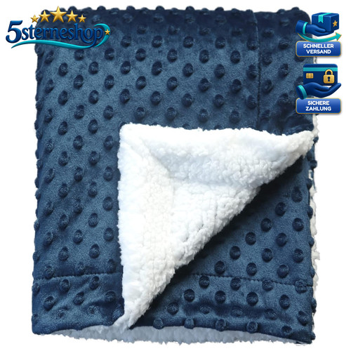 Babydecke sherpa kuschelig - babydecke,